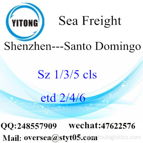 Shenzhen Port LCL Consolidatie naar Santo Domingo